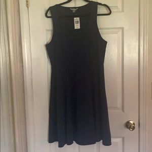 Navy blue mini dress